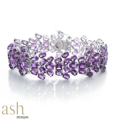Alexandra Amethyst Bracelet Wrap