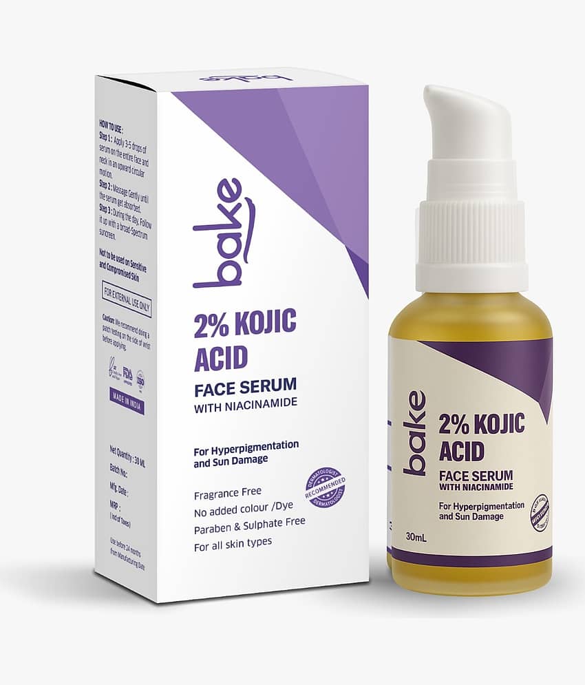 BAKE Face Serum Kojic Acid Pigmentation Reducing For All Skin Type ( Pack of 1 )