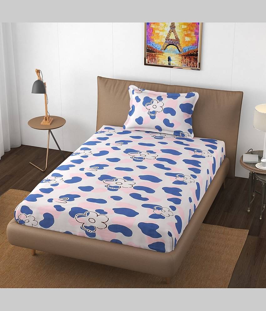Apala Microfiber Single Bedsheet ( Blue )
