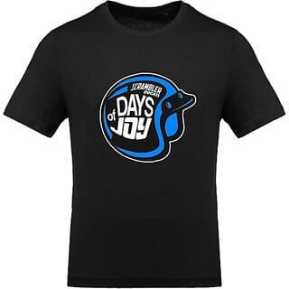 Fastbend Mens Black Printed Cotton Blend Round Neck T-Shirt