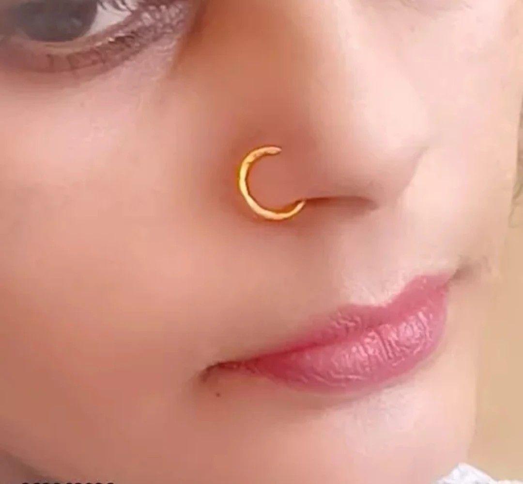 Nose Ring for Women & Girl Gold Plated Pack of 1