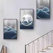 Modern PVC Glass Painting Style 33-(H: 24 | L: 16) *3Inch