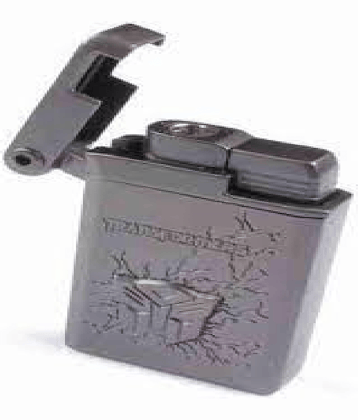 PAAVI Black Brass Cigarette Lighter ( Pack of 1 )