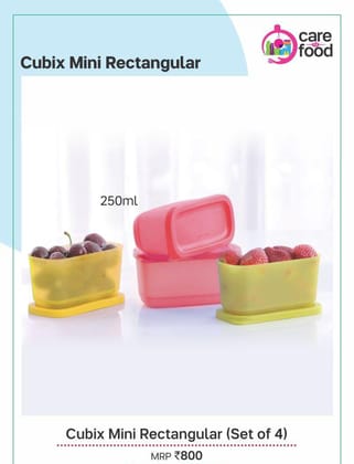Cubix mini 250ml set of 4