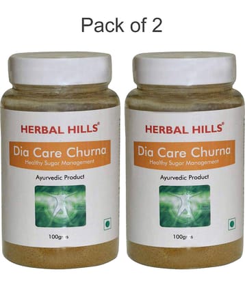 Herbal Hills Dia Care Churna Powder 100 Gm Pack of 2