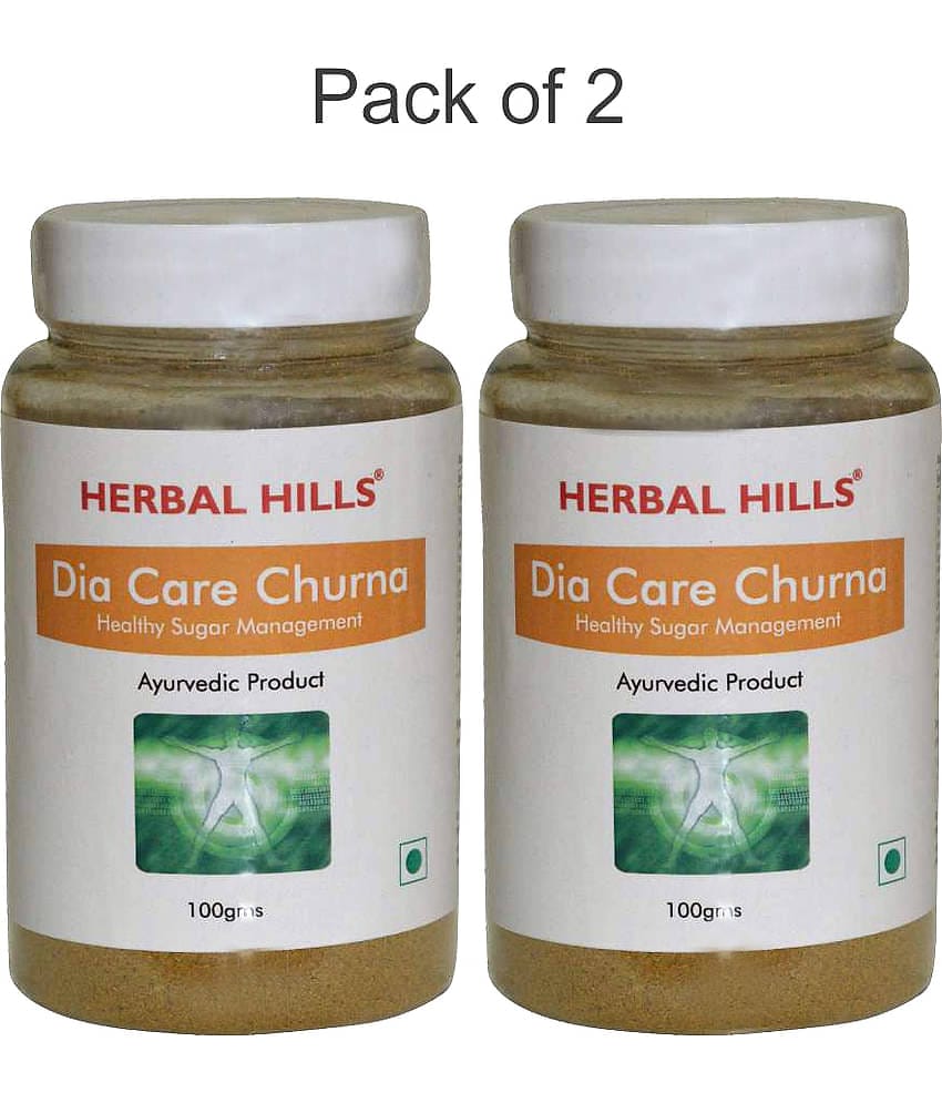 Herbal Hills Dia Care Churna Powder 100 Gm Pack of 2