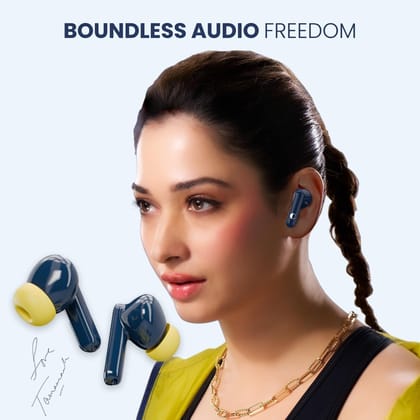 CELLECOR BroPods CB44 ACE TWS with 60 Hours Playtime, ENC, Insta Wake N' Pair, HD Sound, 13mm Driver, Digital Display Truly Wireless Earbuds (Black )