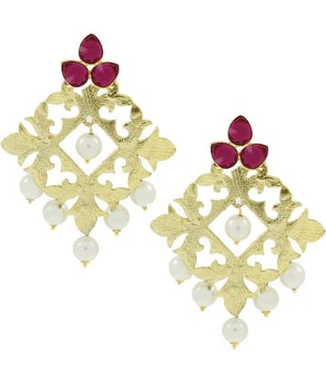 The Jewelbox Golden Hanging Earrings
