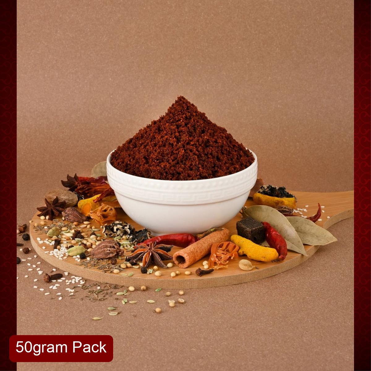 Subhojyam KL Kala Masala (50g) | Deep Roasted Black Spice Blend | For Spicy Misal & Chicken Rassa