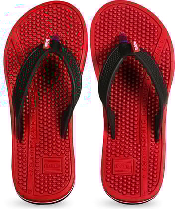 Dr.Ortho Slippers Red Women's Massage Flip Flop