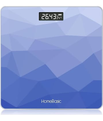 HOMEBASIC Multicolor Glass Digital Weighing Scale