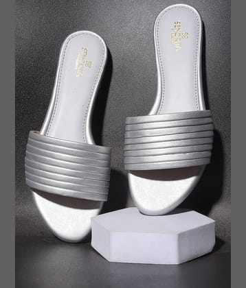 Liberty Silver Women's Slide Flip Flop