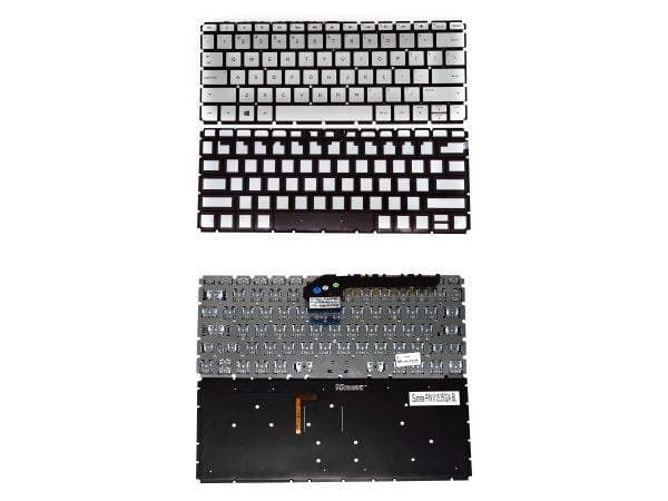 Laptop Keyboard Compatible For HP X360-13D Backlight (Silver )