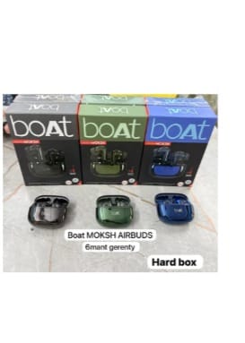 BOAT MOKSH EARBUDS 6 MONTH GARRENTY Blue