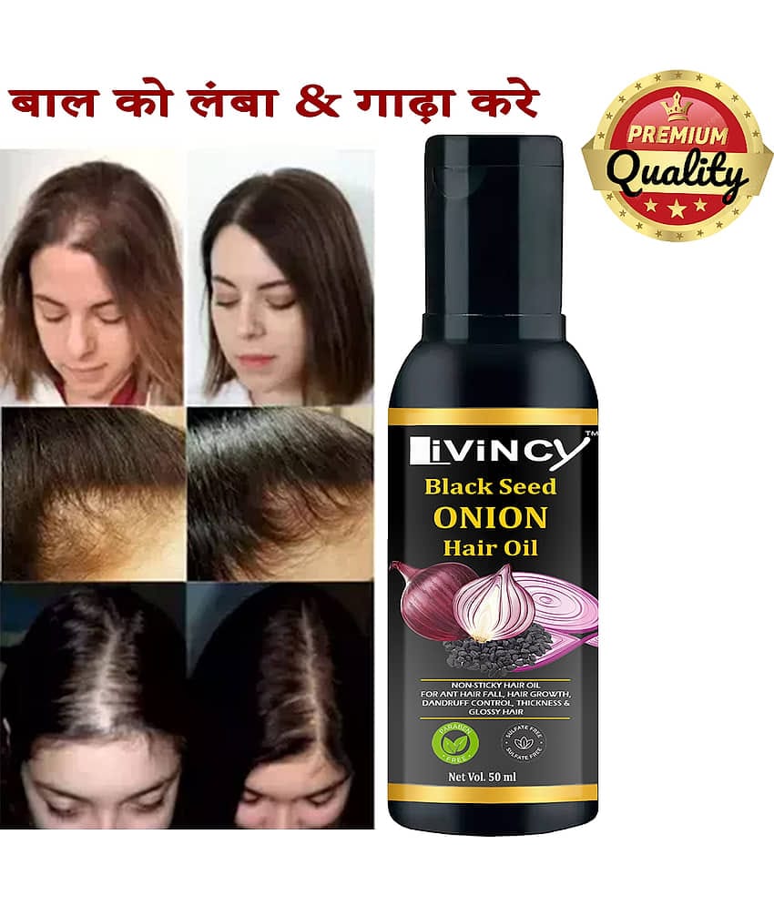 LIVINCY Hair Growth Onion Oil 50 ml ( Pack of 1 )