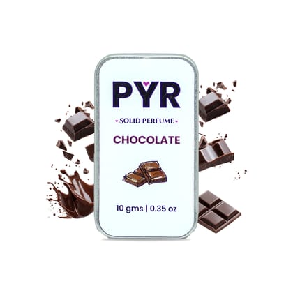 PYR Chocolate Solid Perfume  10g | Rich Sweet Cocoa Fragrance | Long-Lasting