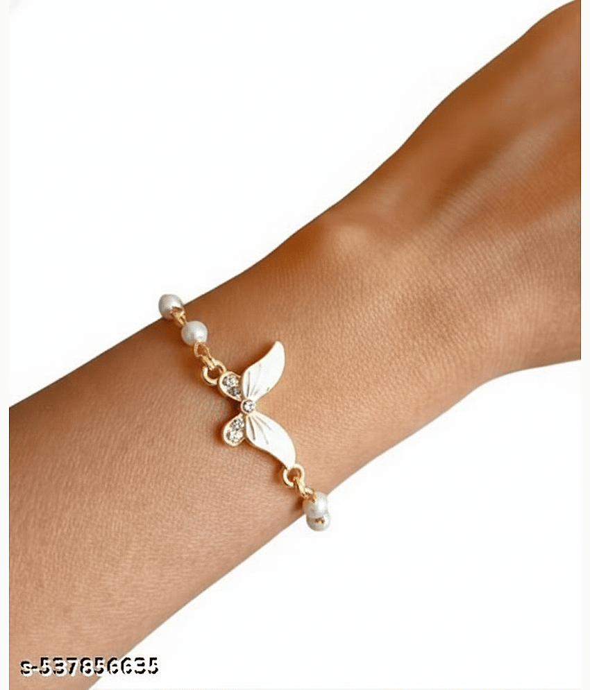 Dzinetrendz Gold Bracelet ( Pack of 1 )