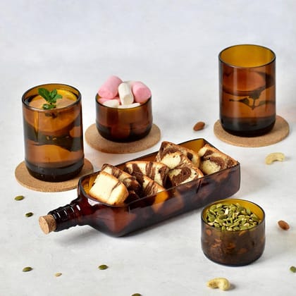 Kavi Ballantine Bottle Serving Set