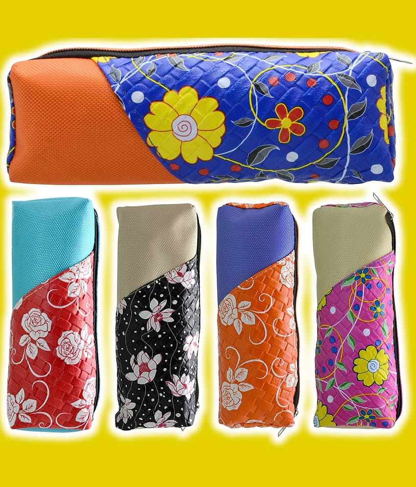 5 Pieces Pencil Box Pouch Cases