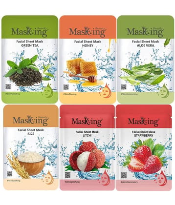 Masking - Fairness Sheet Mask for All Skin Type (Pack of 6)