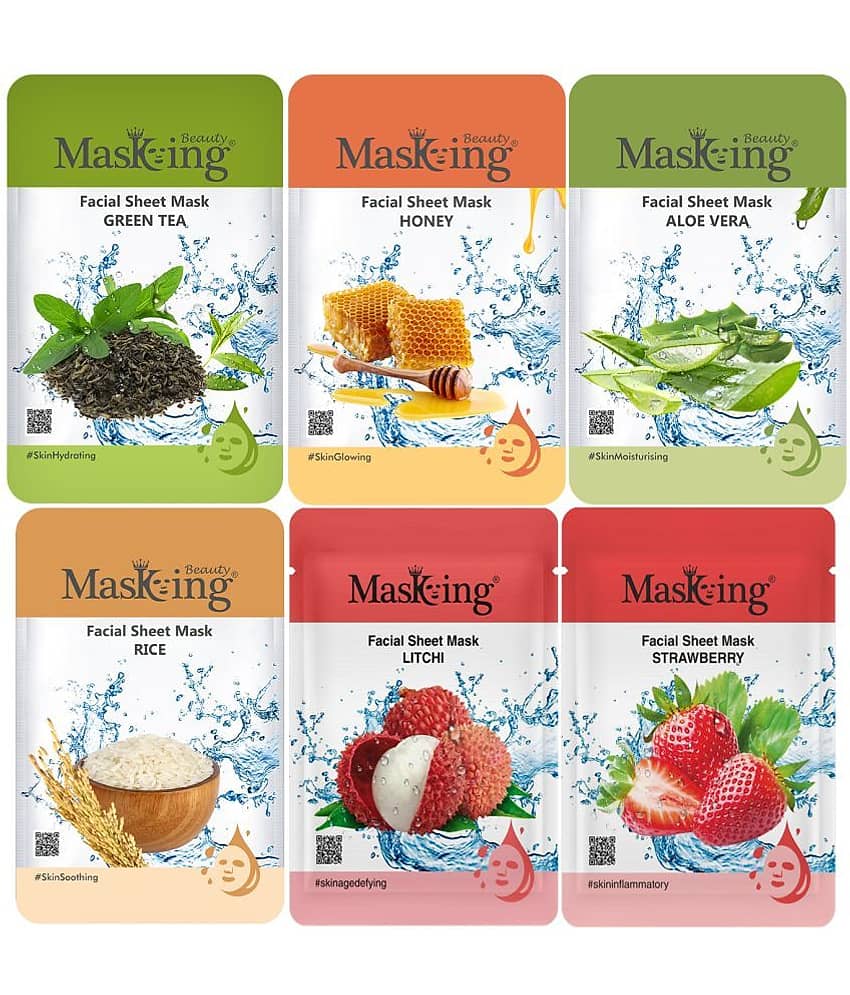 Masking - Fairness Sheet Mask for All Skin Type (Pack of 6)