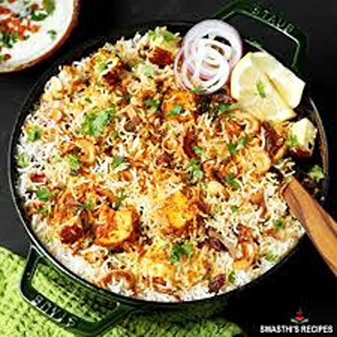 Paneer biryani [4 person]