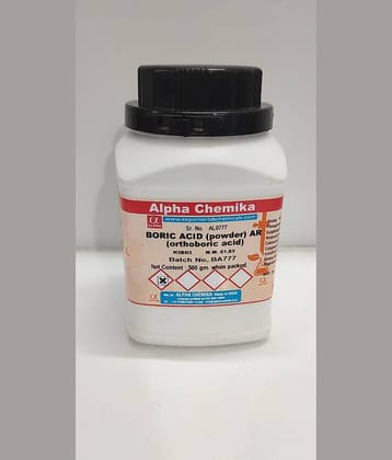 BORIC A---C----I----D (powder) AR (orthoboric) 500 GM