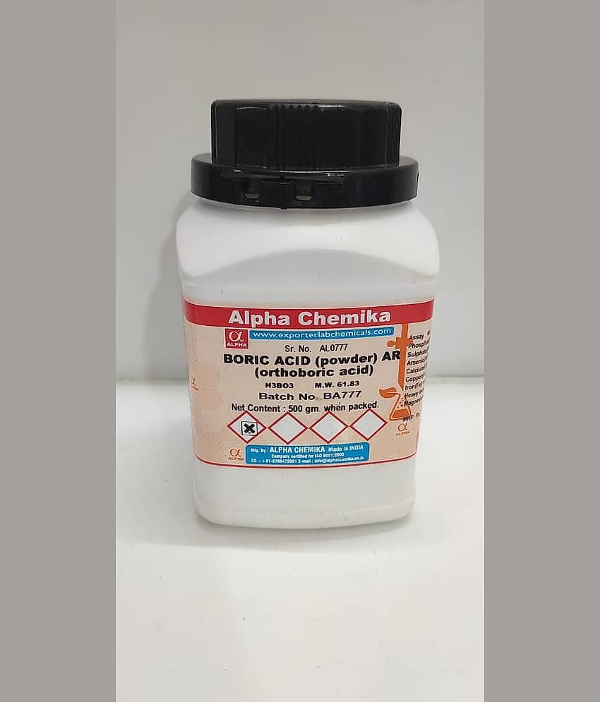 BORIC A---C----I----D (powder) AR (orthoboric) 500 GM