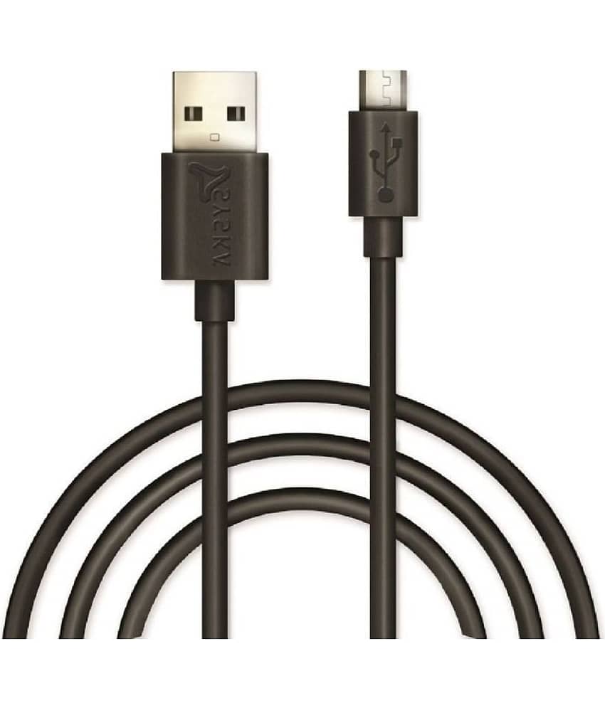 Syska - White 2.1A Micro USB Cable 1.2 Meter