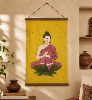 Handcrafted Batik Print Cotton Wall Hanging