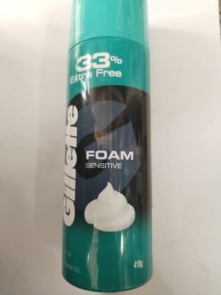 Gillette Foam Sensitive 33% Extra free 