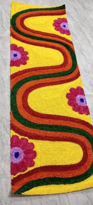 Rangoli Dower Mat / Door Rangoli Mat  Size 15/20 inch and 40/50 inch