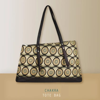 Chakra Block Printed Tote Bag