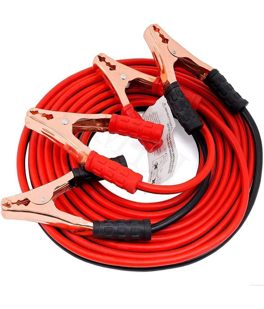 Car Heavy Duty Auto Jumper Cable Battery Booster Wire Clamp with Alligator Wire (7ft, 500 AMP) Emergency Car Battery Charging Booster Cables for car Truck Battery Chargers to Start forEngine