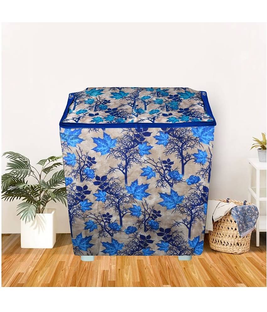 E-Retailer Single Polyester Blue Washing Machine Cover for Universal Semi-Automatic