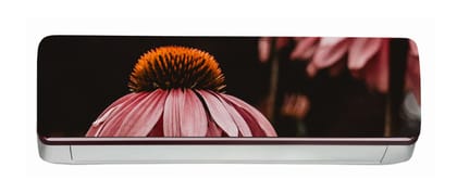 DreamKraft Flowers AC Sticker (Multicolor PVC Vinyl, 30cm X 91cm)