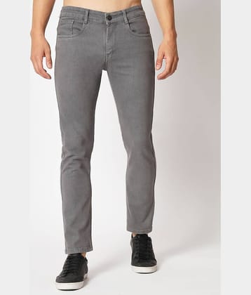 RAGZO - Grey Denim Slim Fit Men's Jeans ( Pack of 1 )