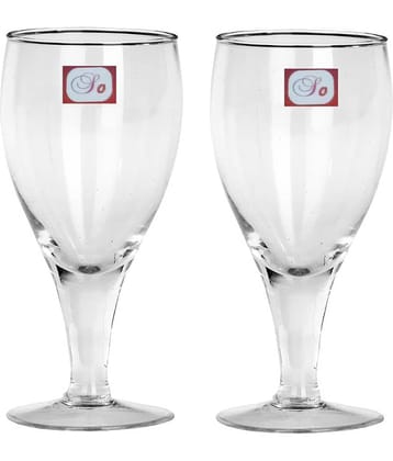 Afast Wine  Glasses Set,  180 ML - (Pack Of 2)