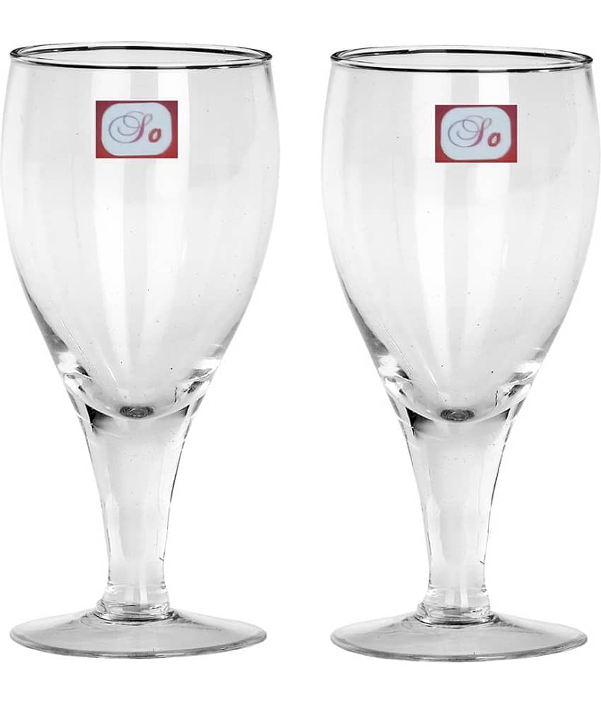 Afast Wine  Glasses Set,  180 ML - (Pack Of 2)
