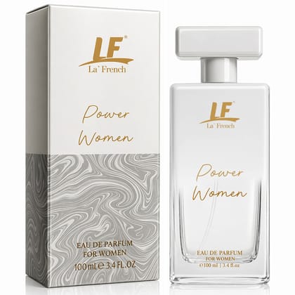 La French Power Women Perfume 100ml Long Lasting Eau De Parfum | Vanilla Sweet Bold Luxury Fragrance for Women