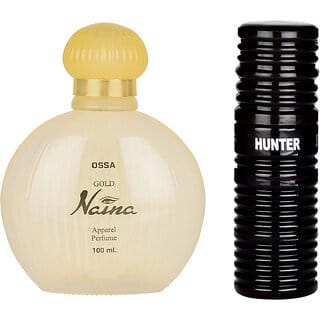 Ossa Gold Naina EDP Unisex Perfume 100ml And Hunter EDP Perfume For Men 30ml Long Lasting Fragrance (Pack of 2)