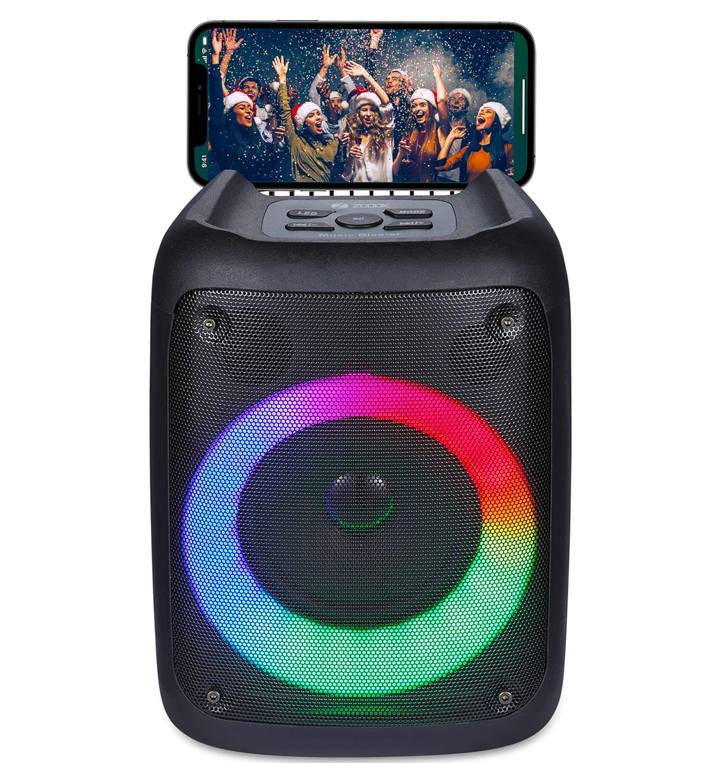 Zoook Music Blaster Bluetooth Party Speakers with RGB Lights