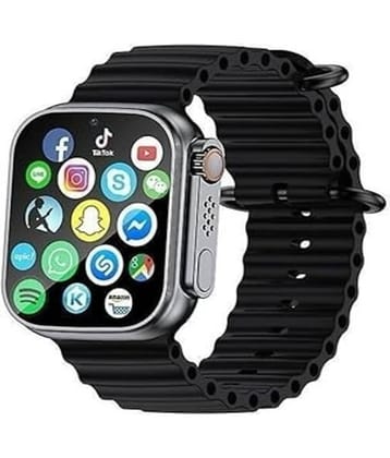 Pulsebit TFT BT Calling Smart Watch with Strap Upto 24 hours Backup [ BLACK COLOR ]