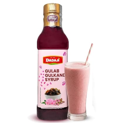 Dadaji Gulab Gulkand Syrup | 750ml | Rose Gulkand Sharbat | Sweet & Cooling Drink | Instant Refreshing Summer Beverage