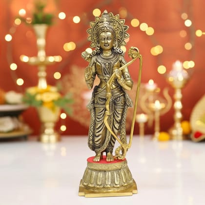 Aluminium Showpiece Ram Ji, Height : 21 Inch (ASMAS490 G)