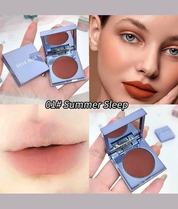 DAIMANPU Pressed Powder Blush Red 2.5 g