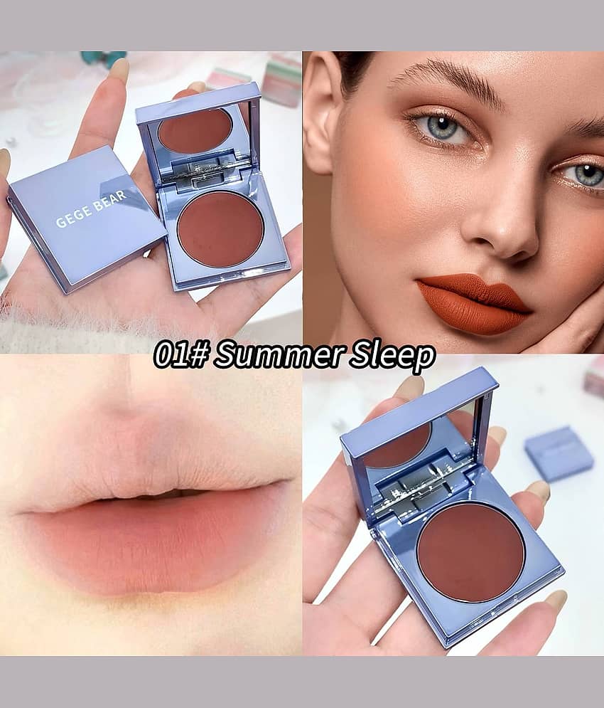 DAIMANPU Pressed Powder Blush Red 2.5 g