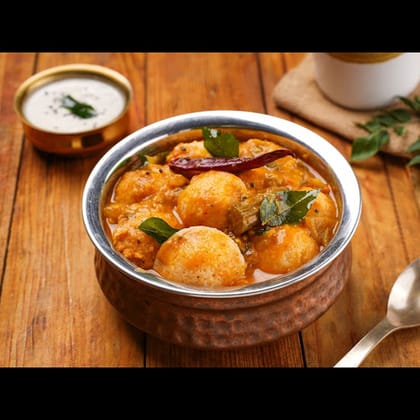 Mini Idli With Sambar