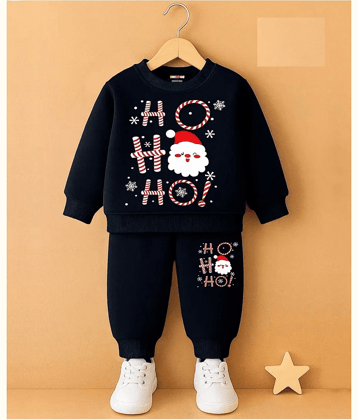 VELION Pack of 1 Baby Boys Cotton Blend Sweatshirt & Trackpant Set ( Navy )