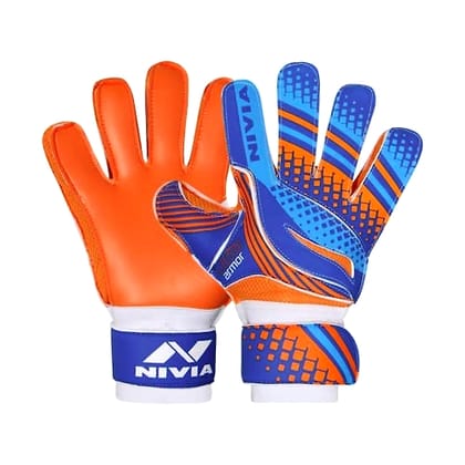Nivia 891 Ultra Armour Goalkeeper Gloves (Size - L) by Total Sporting And Fitness Solutions Pvt Ltd